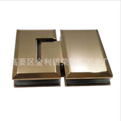 锌合金180度弧面双边浴室夹R320