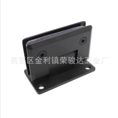 90度不锈钢磨砂黑浴室夹R330